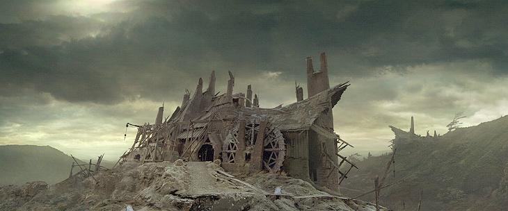 Hobbiton Mill ruined