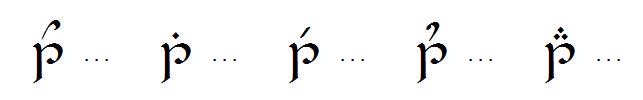 Tengwar 1-3